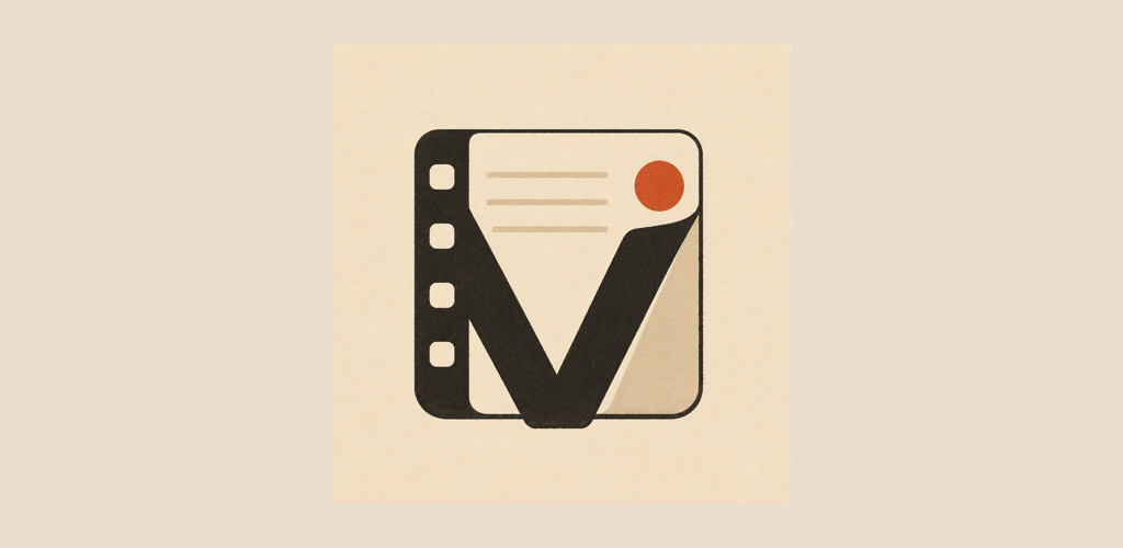 Videary multimedia journal on a retro archive layout